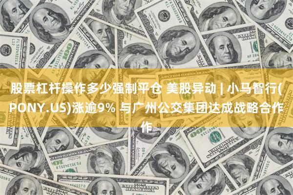 股票杠杆操作多少强制平仓 美股异动 | 小马智行(PONY.US)涨逾9% 与广州公交集团达成战略合作
