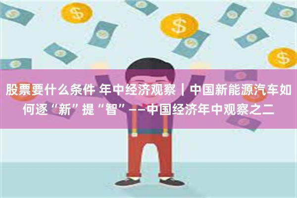 股票要什么条件 年中经济观察｜中国新能源汽车如何逐“新”提“智”——中国经济年中观察之二