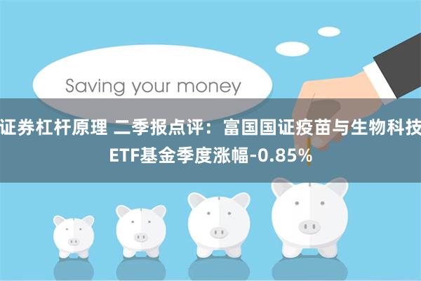 证券杠杆原理 二季报点评：富国国证疫苗与生物科技ETF基金季度涨幅-0.85%