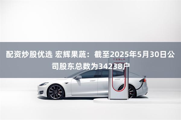 配资炒股优选 宏辉果蔬：截至2025年5月30日公司股东总数为34238户