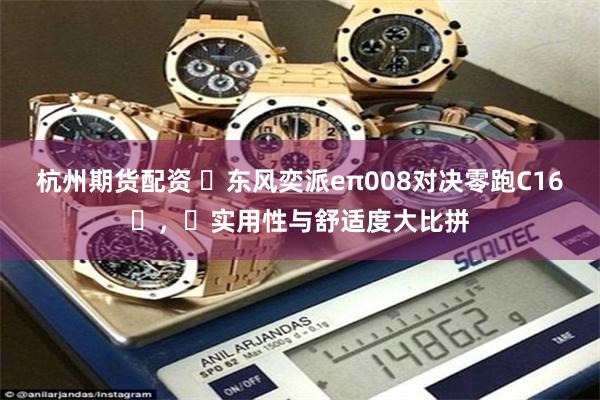 杭州期货配资 ‌东风奕派eπ008对决零跑C16‌，‌实用性与舒适度大比拼