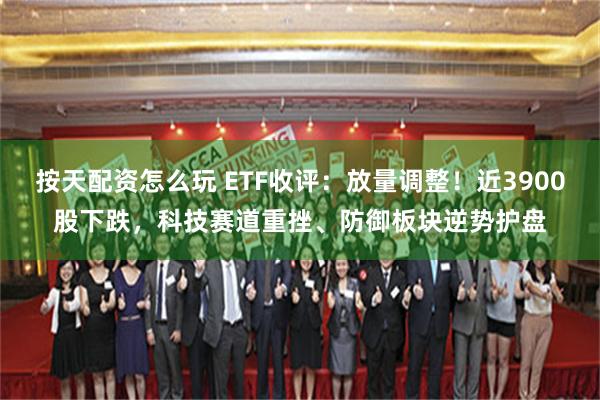 按天配资怎么玩 ETF收评：放量调整！近3900股下跌，科技赛道重挫、防御板块逆势护盘