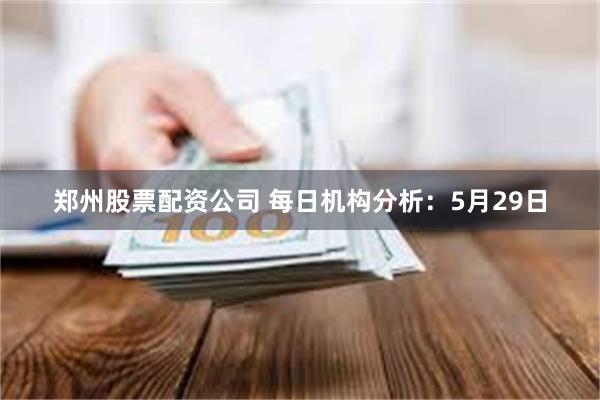 郑州股票配资公司 每日机构分析：5月29日