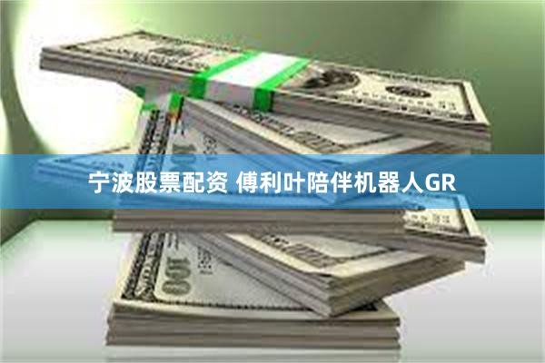 宁波股票配资 傅利叶陪伴机器人GR