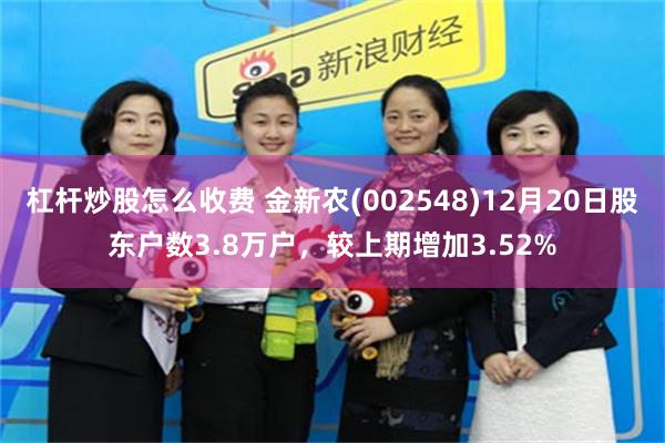 杠杆炒股怎么收费 金新农(002548)12月20日股东户数3.8万户，较上期增加3.52%
