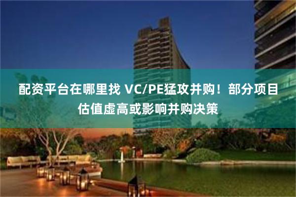 配资平台在哪里找 VC/PE猛攻并购!部分项目估值虚高或影响并购决策