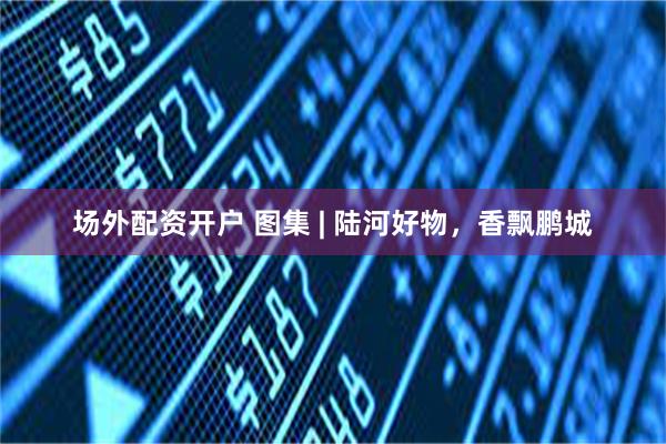 场外配资开户 图集 | 陆河好物,香飘鹏城