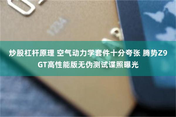 炒股杠杆原理 空气动力学套件十分夸张 腾势Z9GT高性能版无伪测试谍照曝光