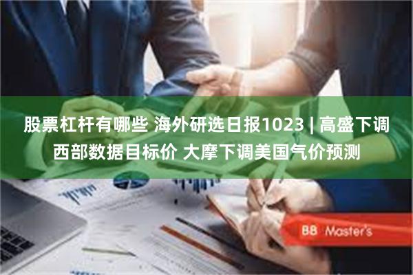 股票杠杆有哪些 海外研选日报1023 | 高盛下调西部数据目标价 大摩下调美国气价预测